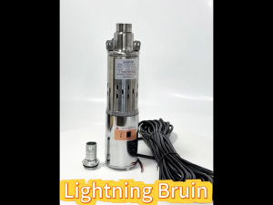 ปั๊มน้ําบาดาล DC12V/24V ปั๊มจุ่มบูสเตอร์ DC ทองแดงบริสุทธิ์ ทนทาน ระบายความร้อนด้วยน้ําที่ดีเยี่ยม พลังที่แข็งแกร่ง ปั๊มน้ําบาดาล การดูดซึมน้ําที่แข็งแกร่ง