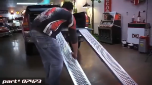 Heavy Duty Foldable Car Ramp Motorcycle Steel Ramp Electric Scooter Climbing Staircase Ramp