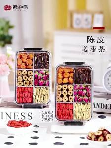 JUHETAI | Trà Bảo Vệ Sức Khỏe Với Vỏ Quýt Khô Gừng Táo Đất Đương Quy Hoàng Kỳ Lúa Mạch và Hoa Hồng