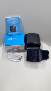 Rechargeable Blood Pressure Digital Monitor LED Display USB Charging English Voice Broadcast