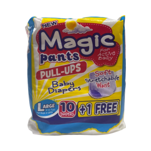Magic Pants Baby Diapers Large 10
