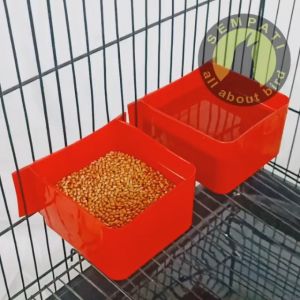 SEMPATI Tempat Makan Kucing & Anjing: 2 Pcs Anti Pecah Wadah Makanan