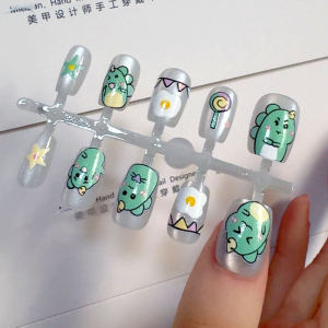 Handmade Wearable Nail Tips 30pcs/10pcs Finished Products Artificial Nails False Nails Cat Pattern Nail Stickers Beauty Tools
