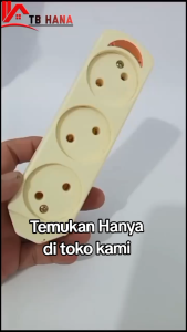 Cahaya Stopkontak Tipis Semi 3 Lubang SNI Terminal Colokan Listrik Aman