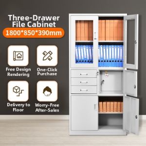 Locked Steel Storage Cabinet