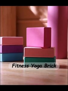 GYMPRO All Purpose Extra Thick High Density Anti-Tear Exercise 183*61*0.8CM NBR Yoga Mat with Carrying Strap with Optional Yoga Blocks Sport Yoga Block 2pcs EVA Yoga Brick Exercise Home Exercise Stretching Workout Training