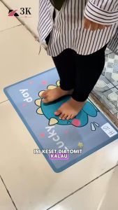 Keset Diatomite Bentuk Kotak Terbaru / Keset Kamar Mandi Anti Slip Terbaru Kekinian