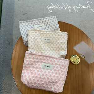 กระเป๋าใส่เครื่องสำอางผ้าใบพับได้ขนาดเล็กแบบพกพาสำหรับจัดระเบียบเครื่องสำอางและสินค้าอุปกรณ์ส่วนตัว กระเป๋าผ้าใบแบบแบนที่มีรูปพืชและดอกไม้