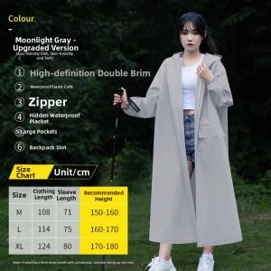 ZHENGYU | Waterproof Full-body Raincoat For Electric Scooter 1-person Integrated