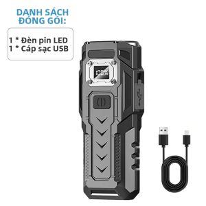 ESMARTER | Đèn Pin LED Sạc Lại Được Siêu Sáng Độ Sáng Cao COB Đèn Bên Cạnh Đèn Làm Việc Di Động Dùng Cho Cắm Trại Ngoài Trời Chống Nước IPX6