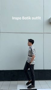 Kemeja Batik Pria Slimfit Stretch Lengan Pendek Bahan Stretch Melar Premium