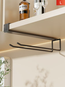 Simple Hanging Wine Glass Rack Iron Material No Installation Required for Home Use Universal Space Saving Storage Organizer