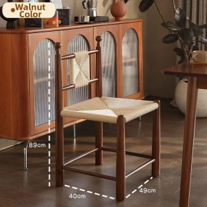 MU FENG ZHI NAN | Retro Rustic Dining Chair