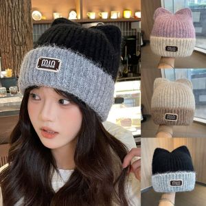 UUMIR Cat Ears Crochet Bonnet: Keep Warm & Stylish