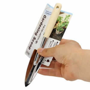 Stainless Steel Long-Blade Gardening Shovel for Children Family Use Fertilizing Loosening Soil Digging Deep Holes Hole Punching