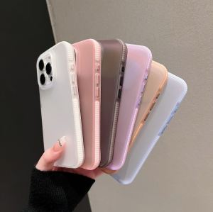เคสซิลิโคนกันกระแทกแบบด้านสำหรับ ไอโฟน iPhone 16 Plus 15 14 13 12 Pro Max ProMax 16plus 16pro 15pro 13pro 14pro เคสโทรศัพท์สีแคนดี้ด้าน iPhone 16ProMax 15ProMax 14ProMax 13ProMax เคสซิลิโคนกันกระแทกแบบนุ่ม