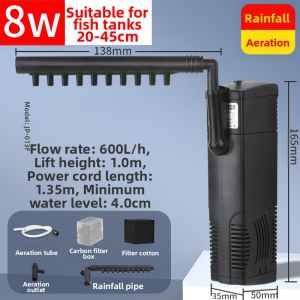 Sunsun | Low Water Level 3-in-1 Filter Pump for Aquarium and Turtle Tank