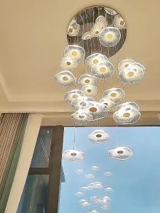 Đèn thả thông tầng ZESIE kèm dây 4 mét kiểu dáng độc đáo trang trí nội thất hiện đại sang trọng