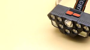 7 LED Strong Light Head-Mounted Headlight - USB Rechargeable Portable for Camping Hiking and More