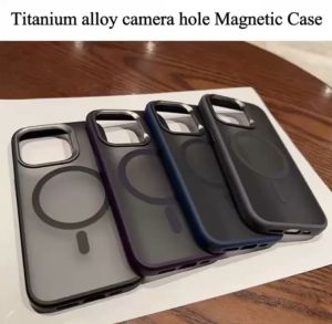 Titanium Alloy Magsafe Magnetic Matte Case For iPhone 16 16ProMax 16Pro 16Plus iPhone16