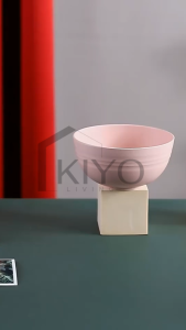 KIYO Mangkok Food Grade Jerami Gandum / Wheat Straw Bowl Mangkuk Plastik Microwave Ramah Lingkungan BPA FREE
