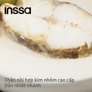 Simplus Tay cầm rời nồi gia đình bộ nồi chảo chống dính full set chảo rán nồi canh chảo lồng nồi cho bé GUOJ029