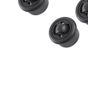 4pcs Invisible Universal Slotted Wheel 360 Degree Rotation Caster Smooth Quiet for Home&Office Furniture Bottom Push-pull Moving