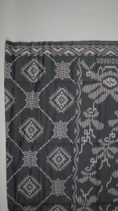 Sarung Wadimor Motif Bali Hitam