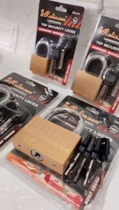 Gembok Kunci Gold Rolinson 70mm 60mm 50mm 40mm Gembok Rumah Berkualitas Leher Pendek