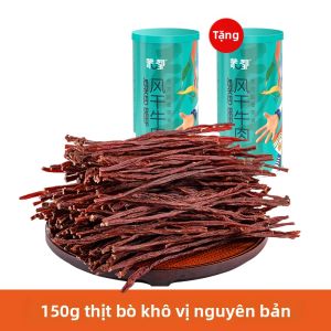 MENGDU | Thịt Bò Khô Sấy Gió 90% Đã Khô