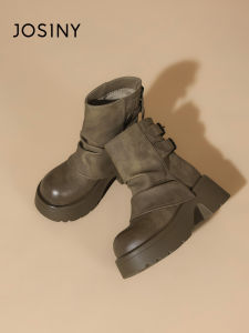 Josiny | Warming Heel-Boosting Womens Mid-Calf Boots