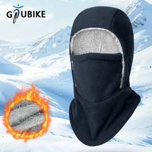 GTUBIKE Fleece Balaclava Cycling Cap Cold-proof Windproof Warm Hood and Hat Thicken Thermal Ski Windproof Cap Women Men