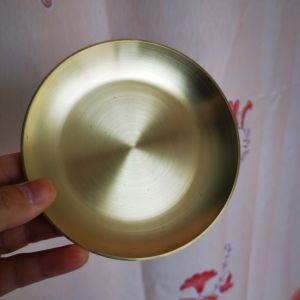 Exquisite Pure Copper Bronze Cast Offering Tray Zodiac Plate Large Small Size Decorative Platter Retro Stylish Home Decoration