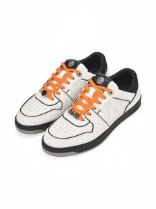 Rare | Stylish Black and White Leather Mens Leisure Shoes