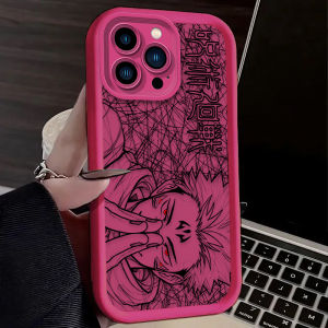 Bandai | Ốp Lưng Silicon Họa Tiết Nguệch Ngoạc Gojo Jujutsu Kaisen Cho iPhone 17/16/16E/15/14/13/12/11 Pro Max/XS/X/S/Max/XR/SE 2020 - Chống Trầy Xước Nhẹ Chống Bụi