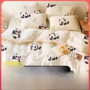 Disposable Thickened Bed Linen Set Portable Hotel Travel Business Trip Accommodation Bed Sheet Cover Pillowcase Four-Piece Set