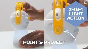 Discovery Mindblown Toy Portable Planetarium Projector  (1423015891) Grab & Go Galaxy Lantern Educational Learning