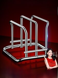 Thickened 304 Stainless Steel Cutting Board Stand Kitchen Special Pot Cover Holder Storage Countertop Bracket Vegetable Chopping Board