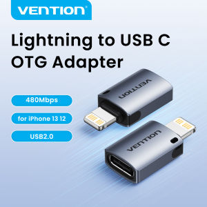 Vention Lightning OTG Type C C to Lighting OTG Adapter USB-C Female to Lightning Converter for iphone 14 13 Type-C OTG Connector