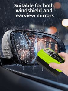 FLAME LIGHT | Car Glass Oil Film Remover Strong Water Wax Front Windshield Sponge Cleaning Agent