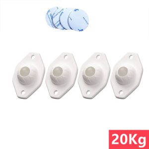 4Pcs Furniture Casters Wheels Universal Wheel 360° Rotation Self Adhesive Casters Wheels Stainless Steel Nylon Strong Practical