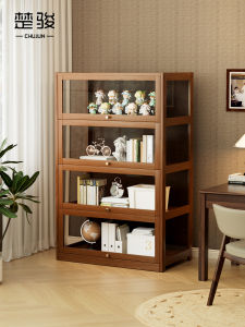CHUJUN | Solid Wood Bookcase Storage Cabinet
