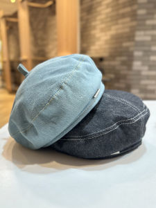 Large Head Size Denim Beret Hat Face Slimming French Vintage Versatile Popular Artist Cap Spring Autumn New Arrival Womens Fashion Accessories