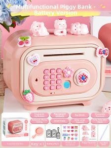 LUOLI | Fingerprint Access Safe Piggy Bank