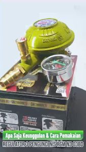 Nis Paket Selang Gas + Regulator Gas 3T (N3 03BD)