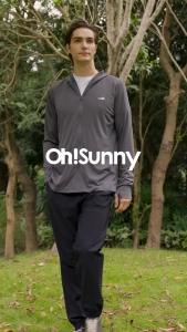 OhSunny Mens Sun Protection Jacket Lightweight Summer Clothing UPF 50+ Hooded Outdoor Coats