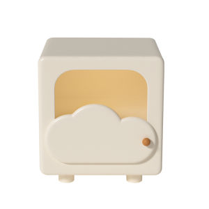 Creative Design Small Niche Solid Wood Bedroom Nightstand Milk Cream Style Childrens Bedside Cabinet Home Use Furniture