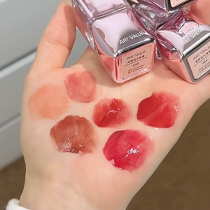 JIANGZHIB Art Value คุณค่าศิลปะ ลิปกลาสเคลือบโปร่งใส ลิปกลาสที่แข็ง ลิปสติกไม่ติดที่ยาวนานลิปสติกที่ไม่ติดยาวนาน