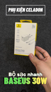 Bộ Sạc Nhanh Baseus Palm PD 30W Chính Hãng
