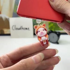 ฝาปิดกันฝุ่นสำหรับโทรศัพท์2D แมวน่ารักปลั๊กพอร์ตสำหรับ iPhone ประเภท C อุปกรณ์เสริมที่อุดป้องกันฝุ่น